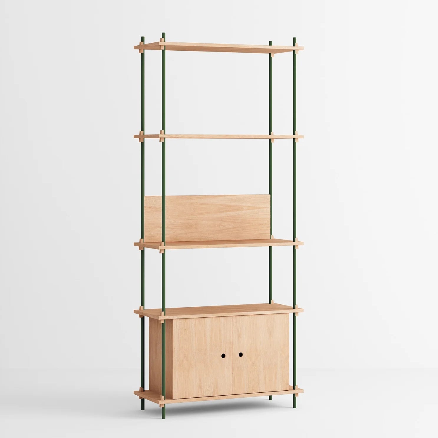 Moebe hylle med skap 200x86
