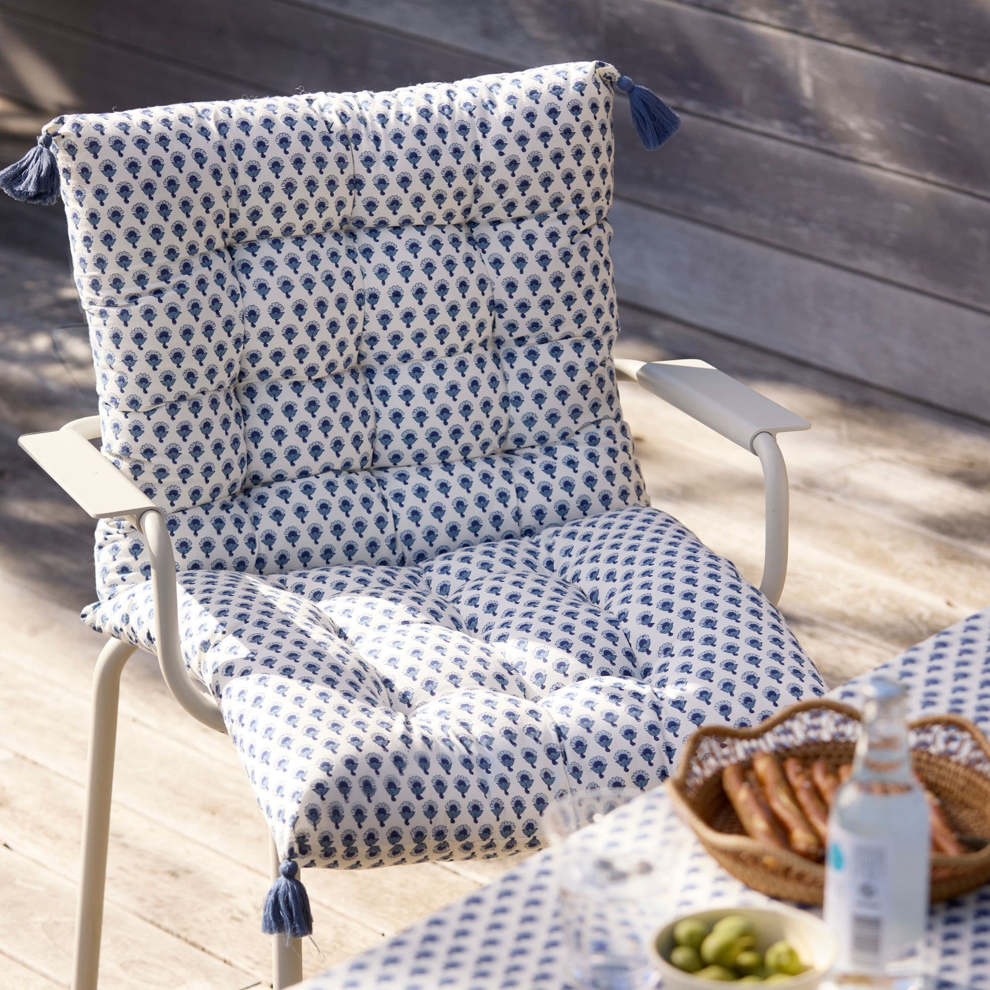 Sittepute Dobbel Asha Indigo 50x100