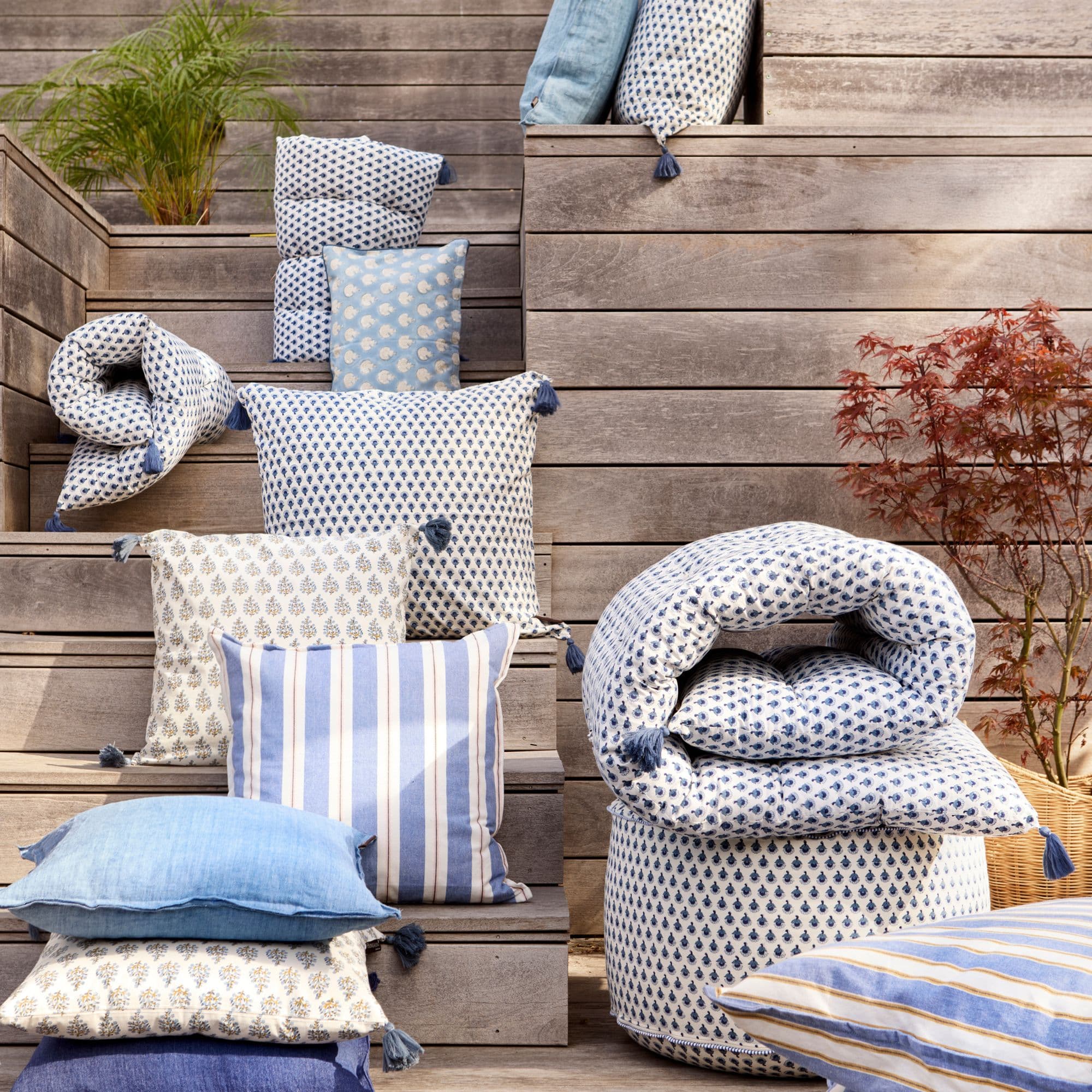 Madrass Asha Indigo 70x180