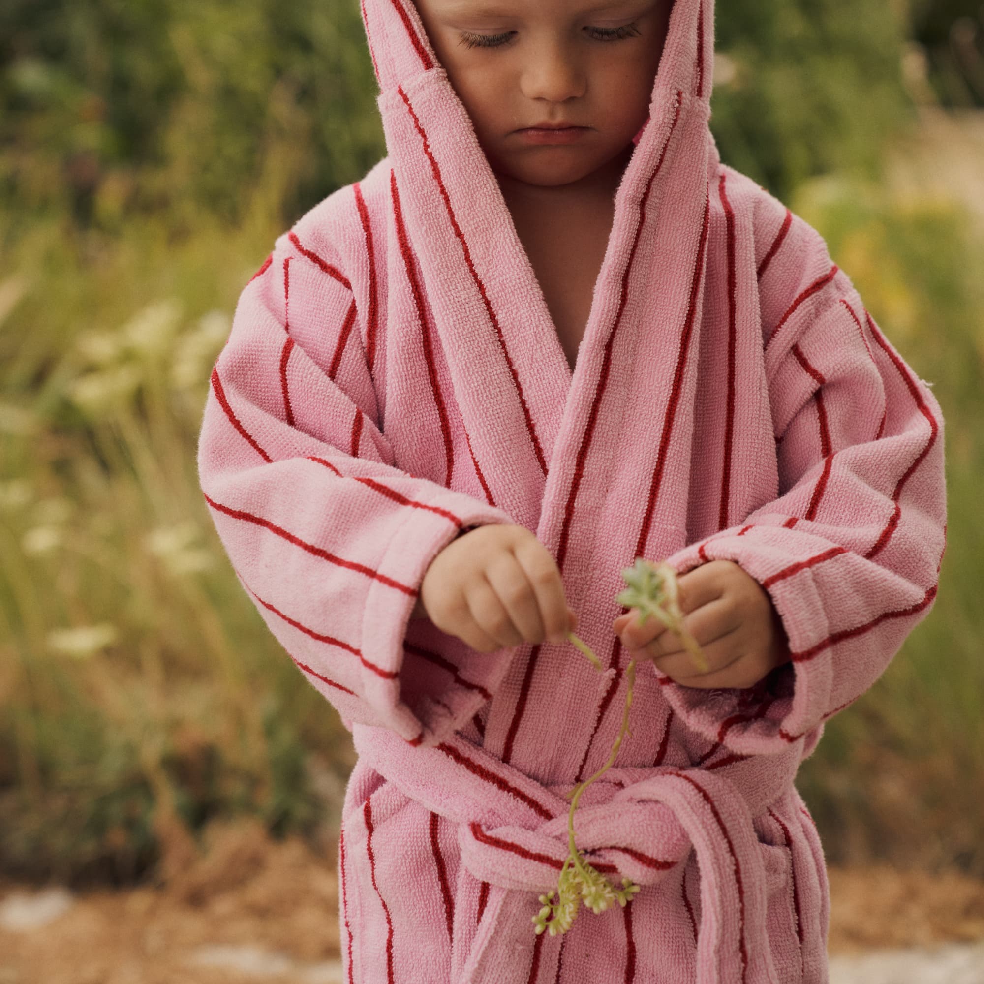 Morgenkåpe Kids Baby Pink & Ski Patrol