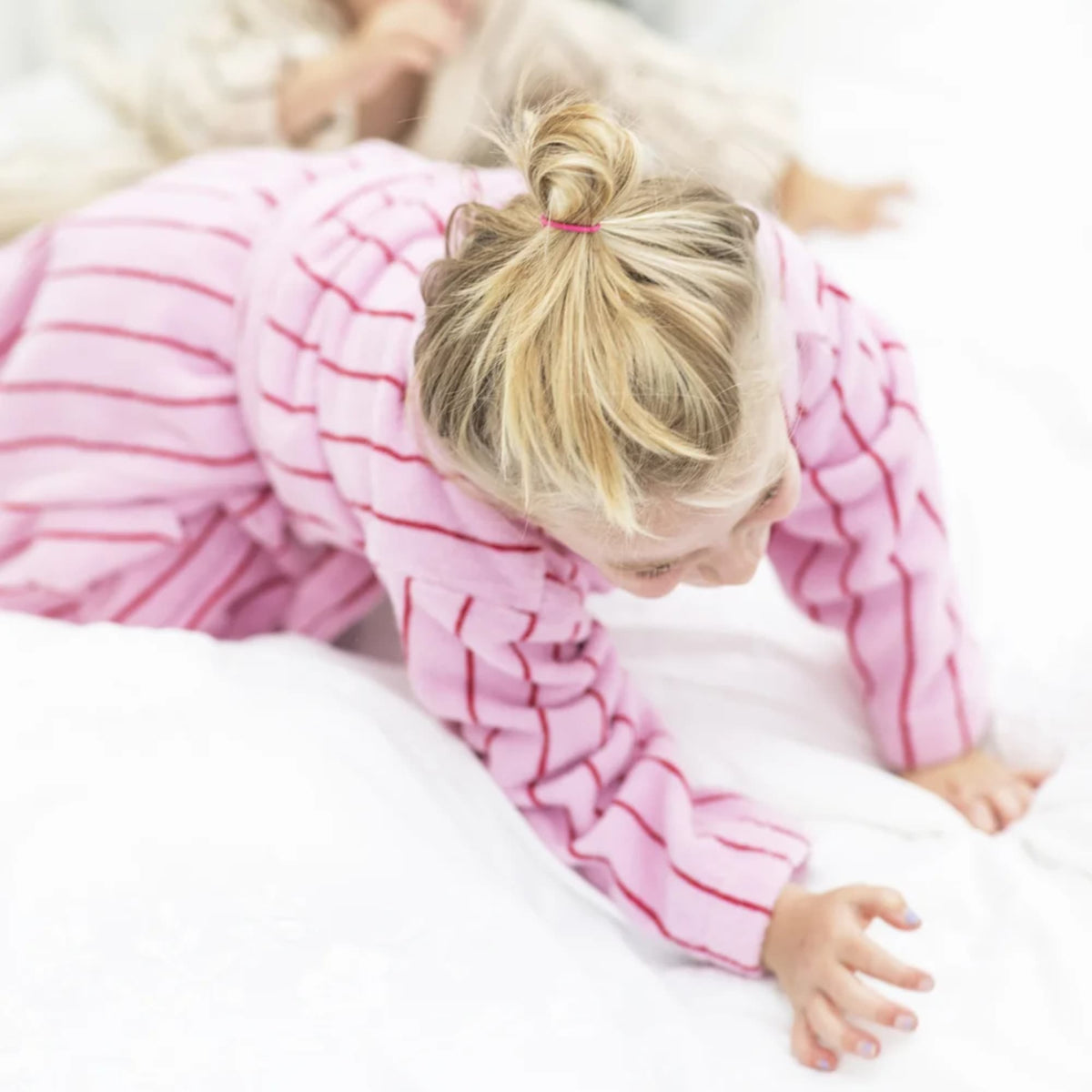 Morgenkåpe Kids Baby Pink & Ski Patrol