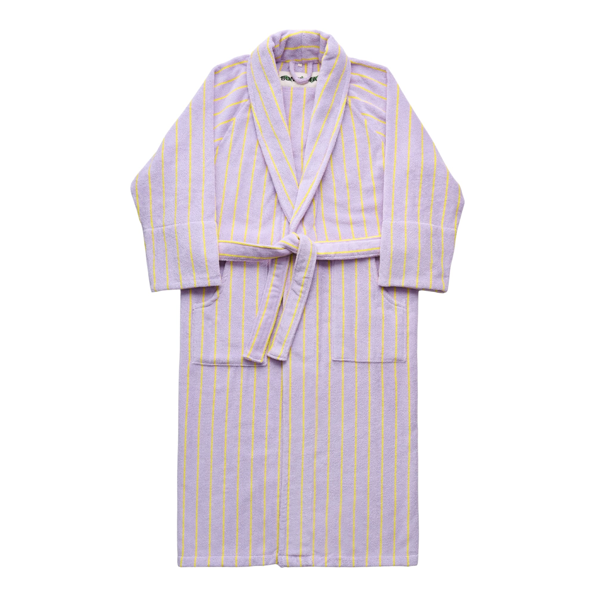 Morgenkåpe Lilac & Neon Yellow