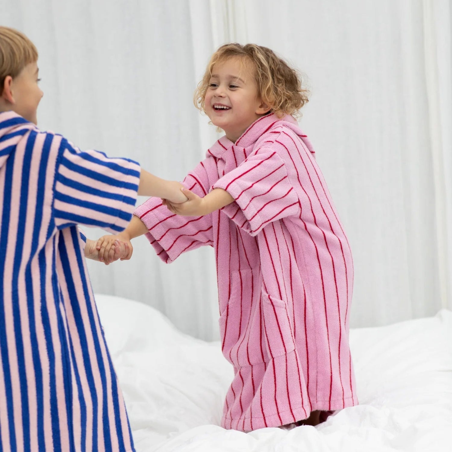 Badeponcho Kids Baby Pink & Ski Patrol