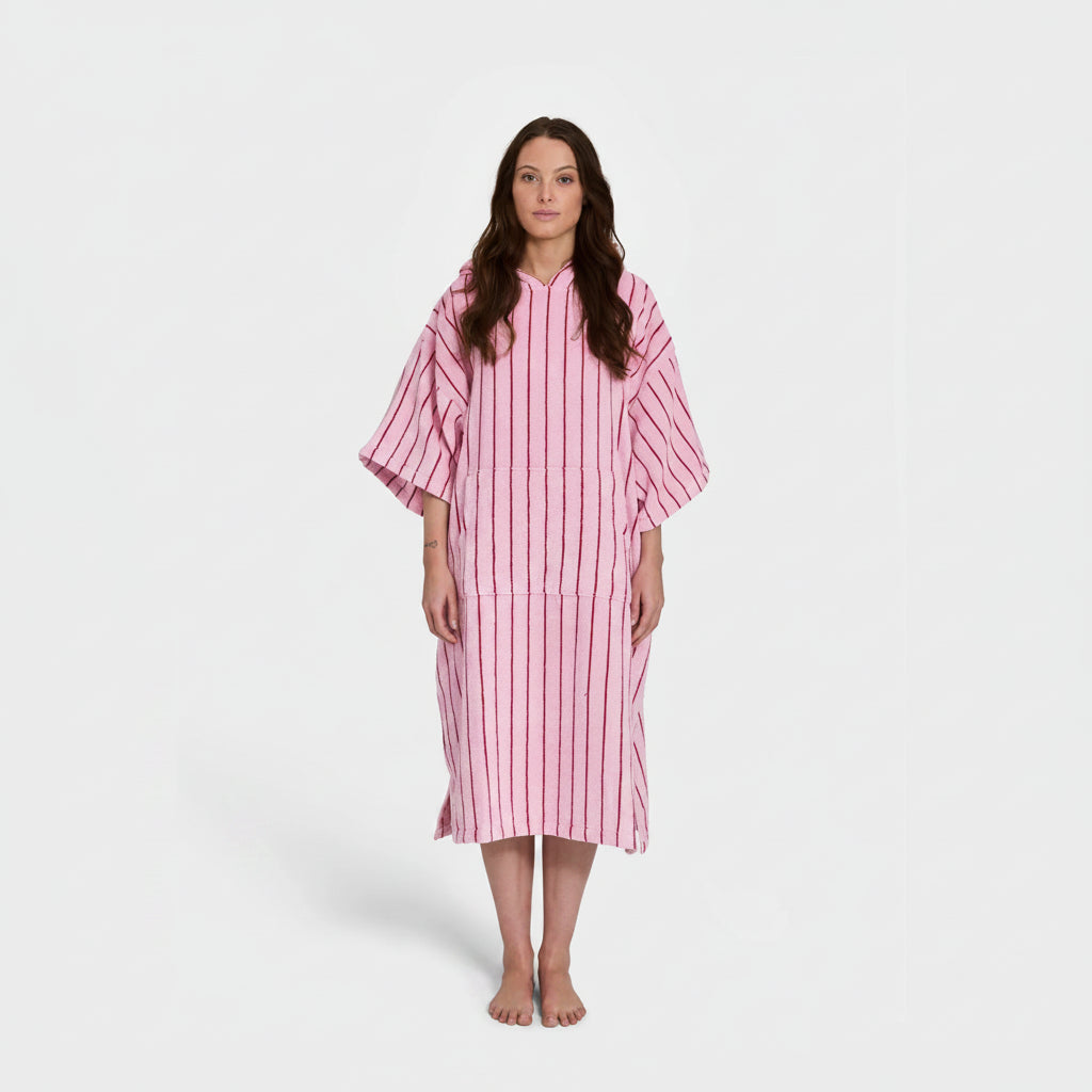 Badehåndkle Poncho Baby Pink & Ski Patrol