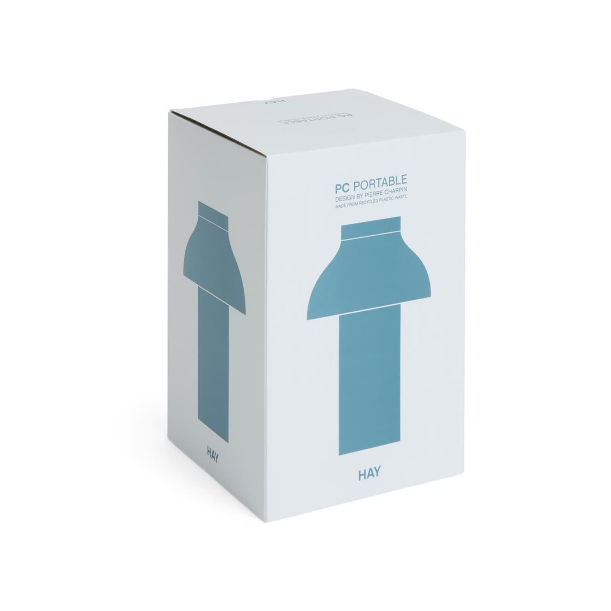 PC Oppladbar Lampe Azure Blue