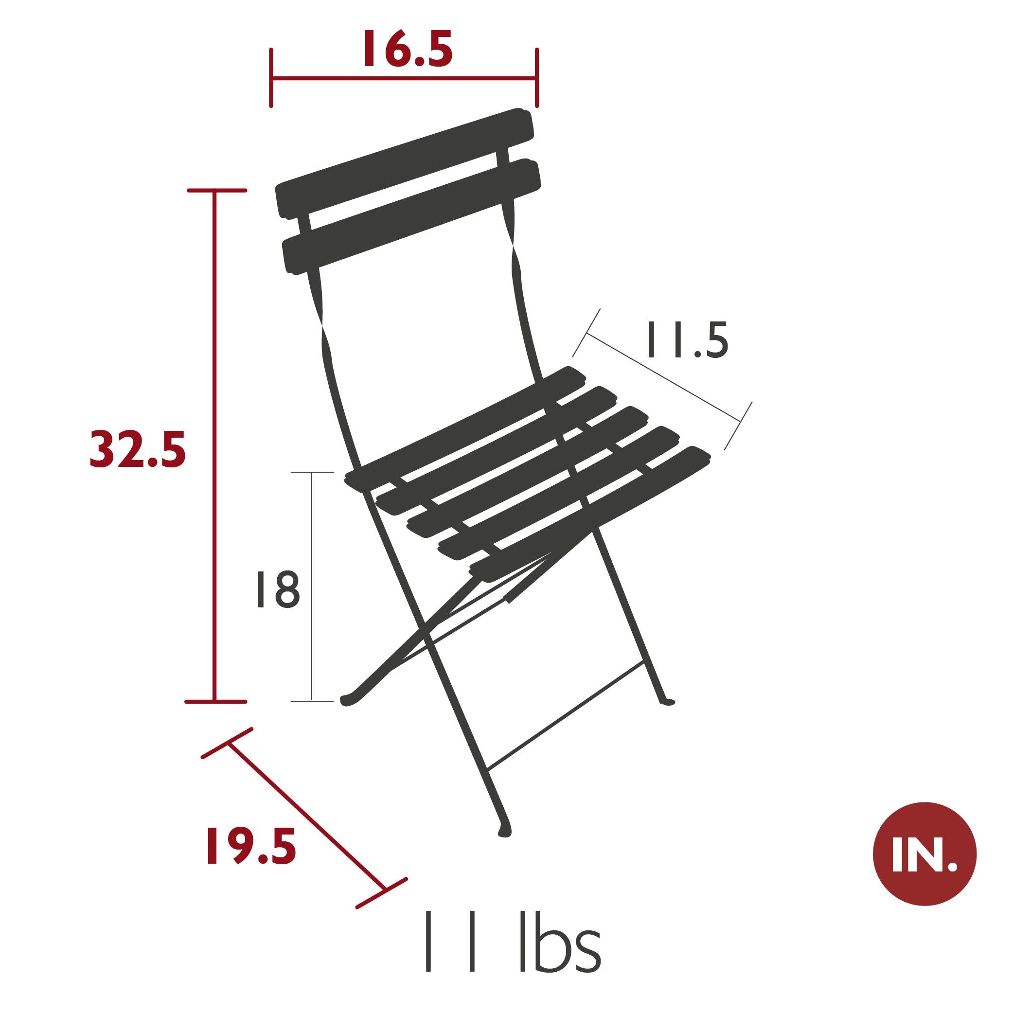 Stol Bistro Metal