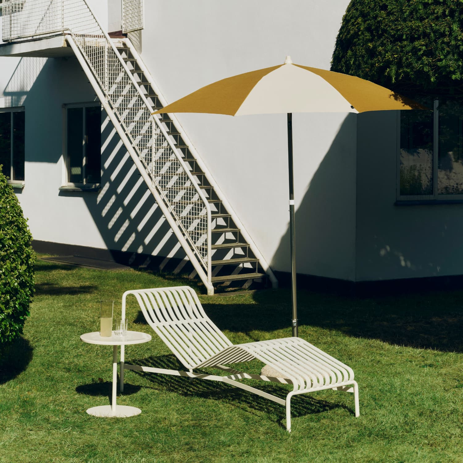 Palissade Chaise Longue Cream White