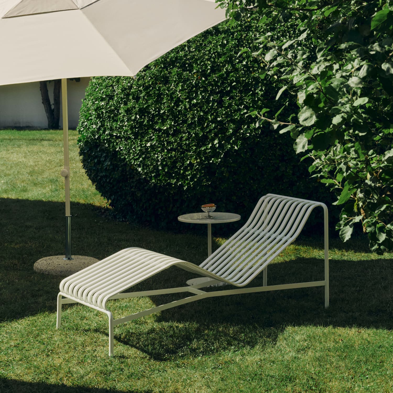 Palissade Chaise Longue Cream White