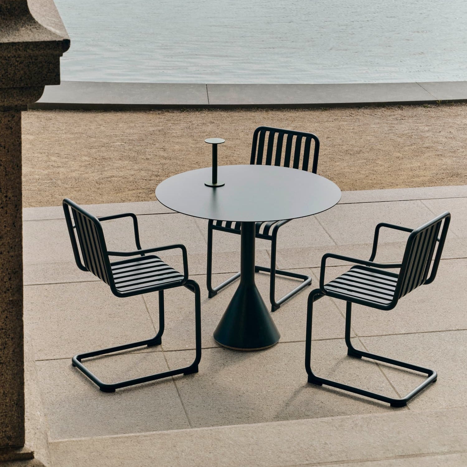 Palissade Bord Cone Ø:90 Anthracite