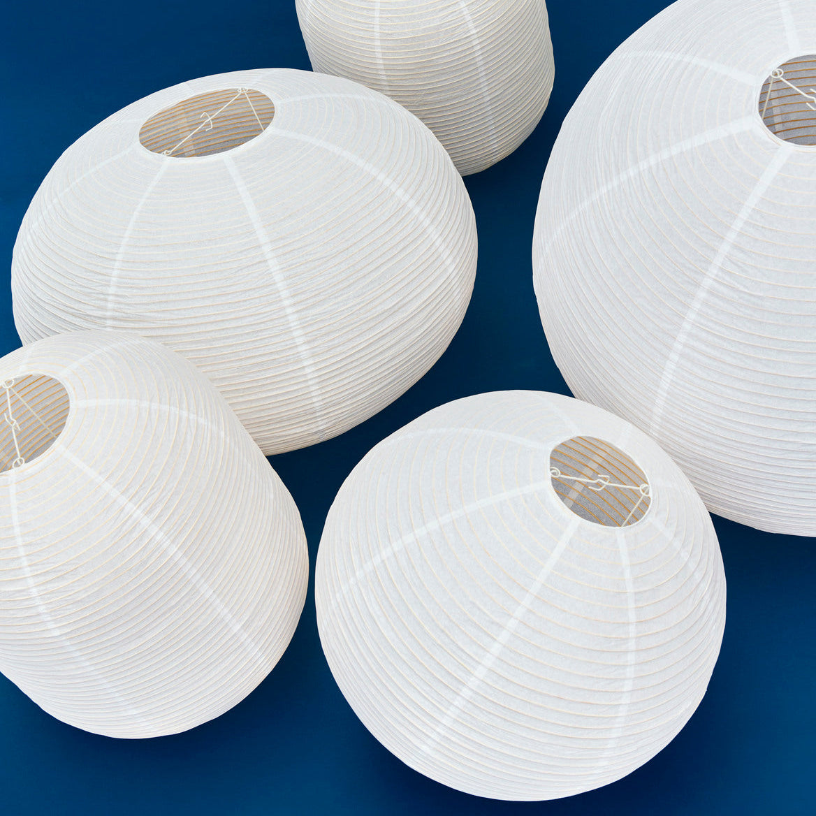 Rispapir Lampeskjerm Ellipse Ø:70