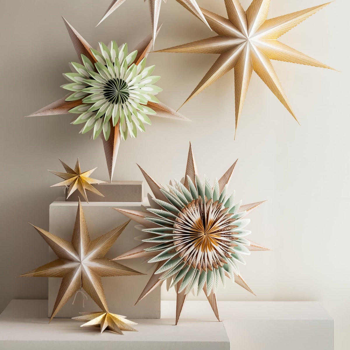 Papirstjerne Equinox Mint Ø:70