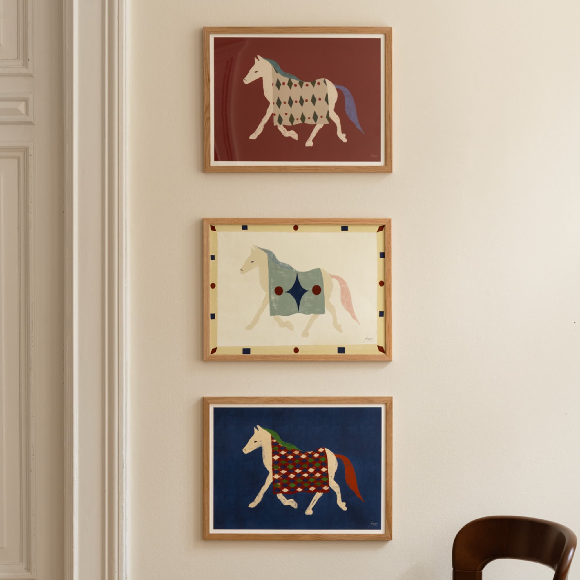 Poster Horse Geometri