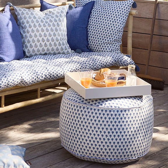 Puff Asha Indigo 30x55