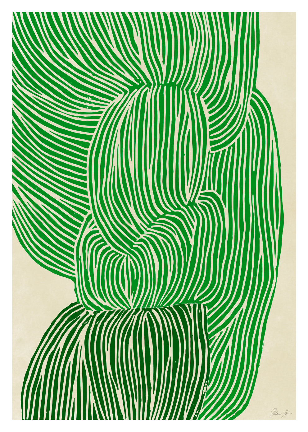 Poster Green Ocean