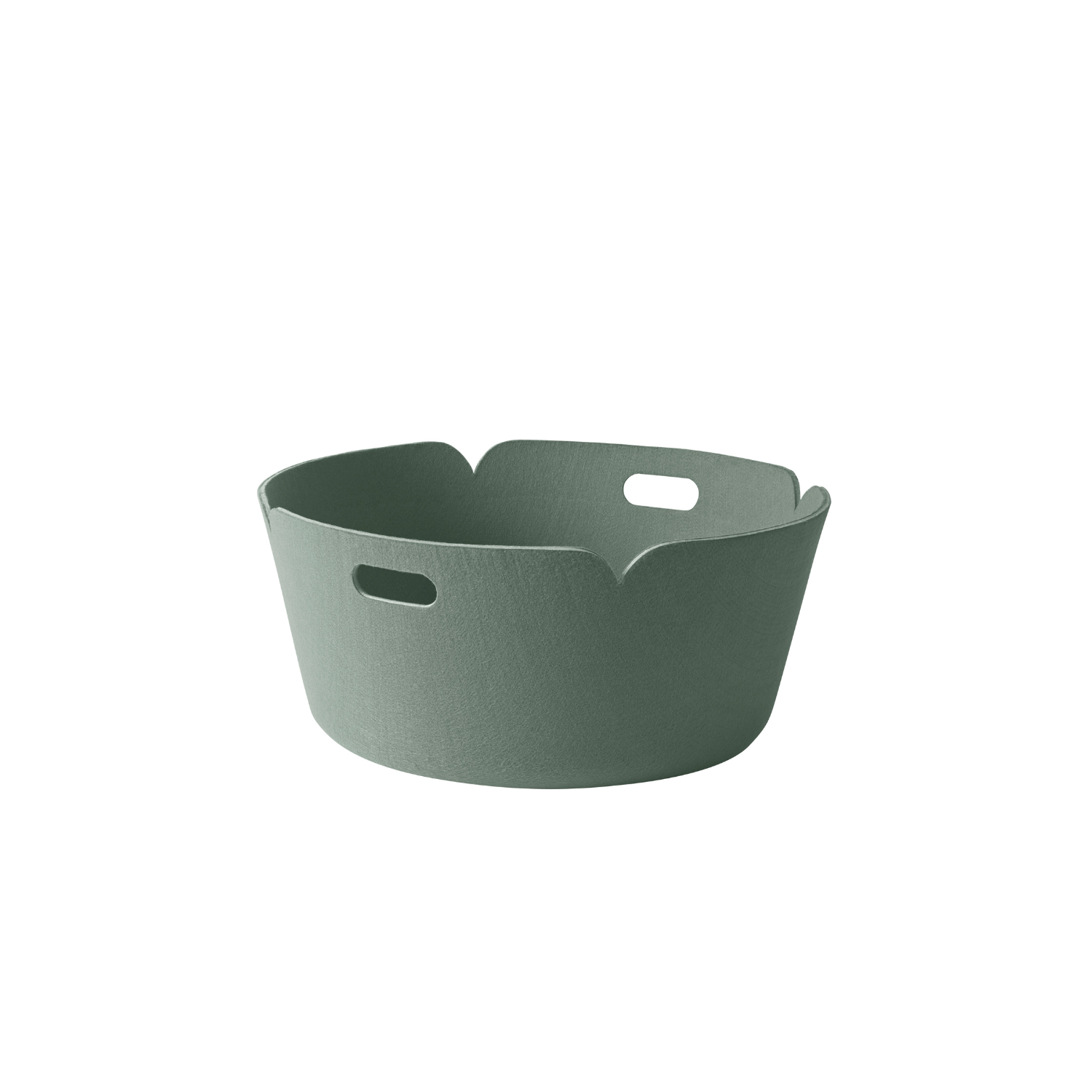 Restore Basket Round Dusty Green