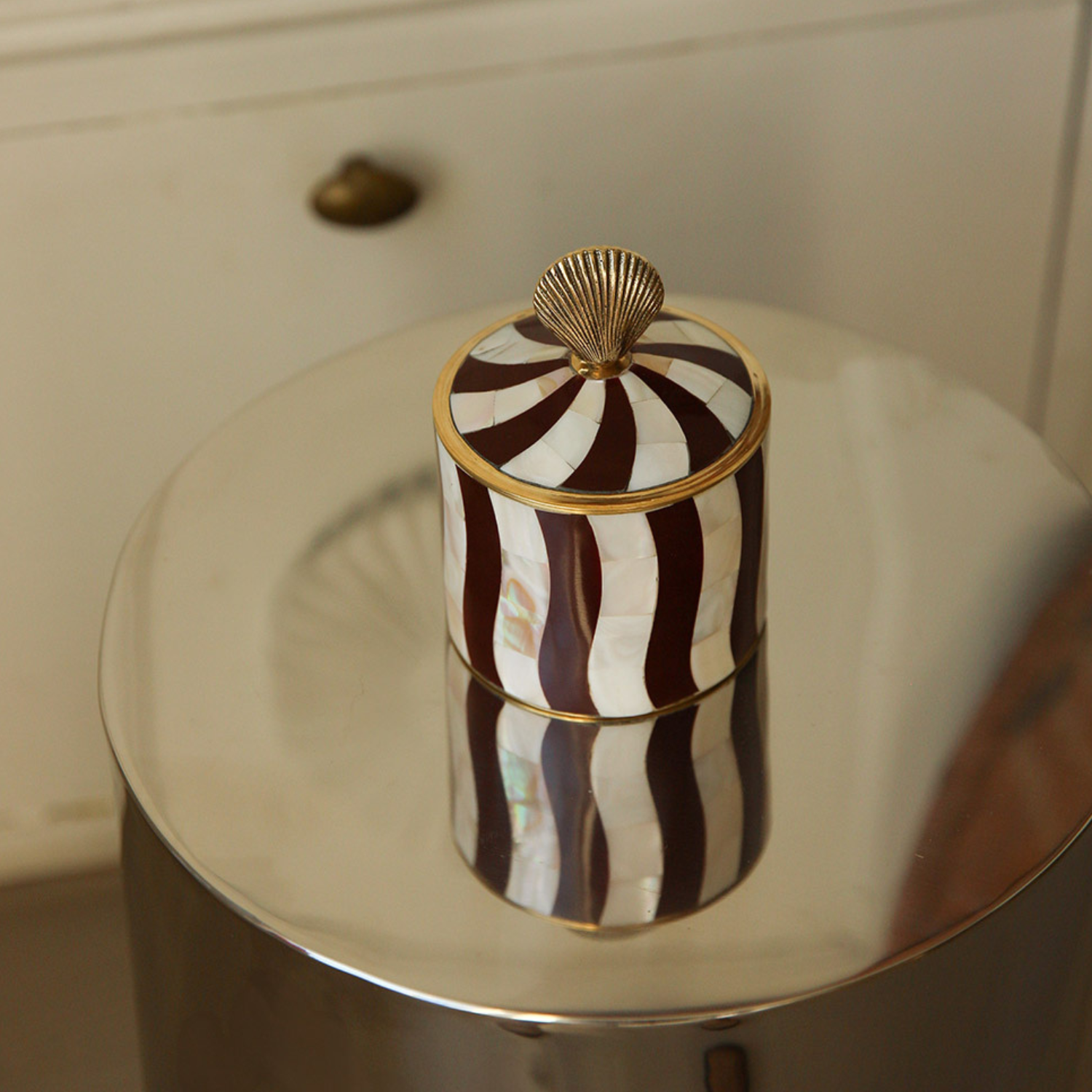 Skrin Abby Shell Circus Large Burgundy