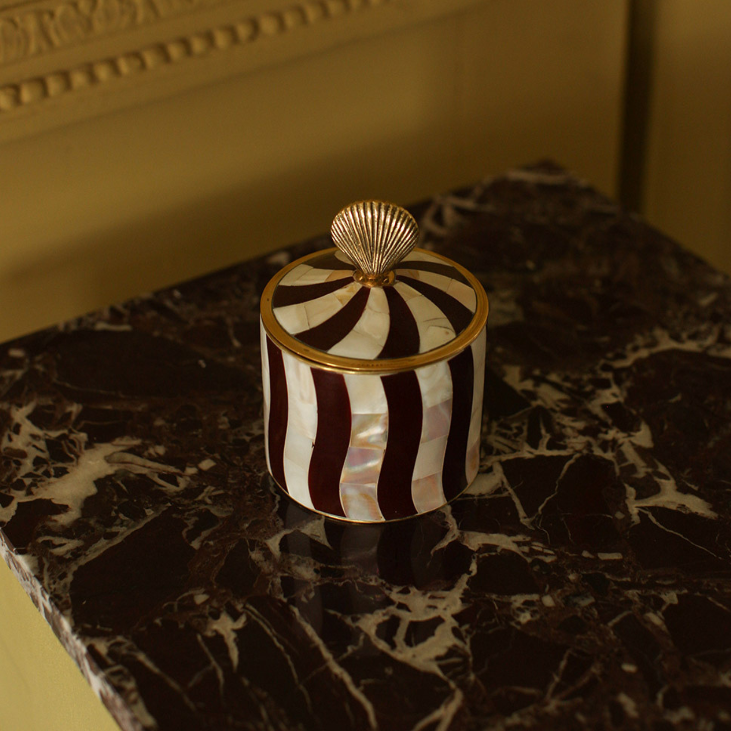 Skrin Abby Shell Circus Large Burgundy