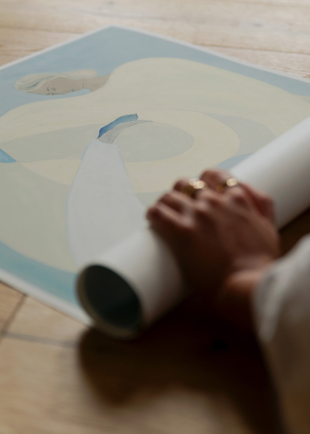 Poster Hold You Blue