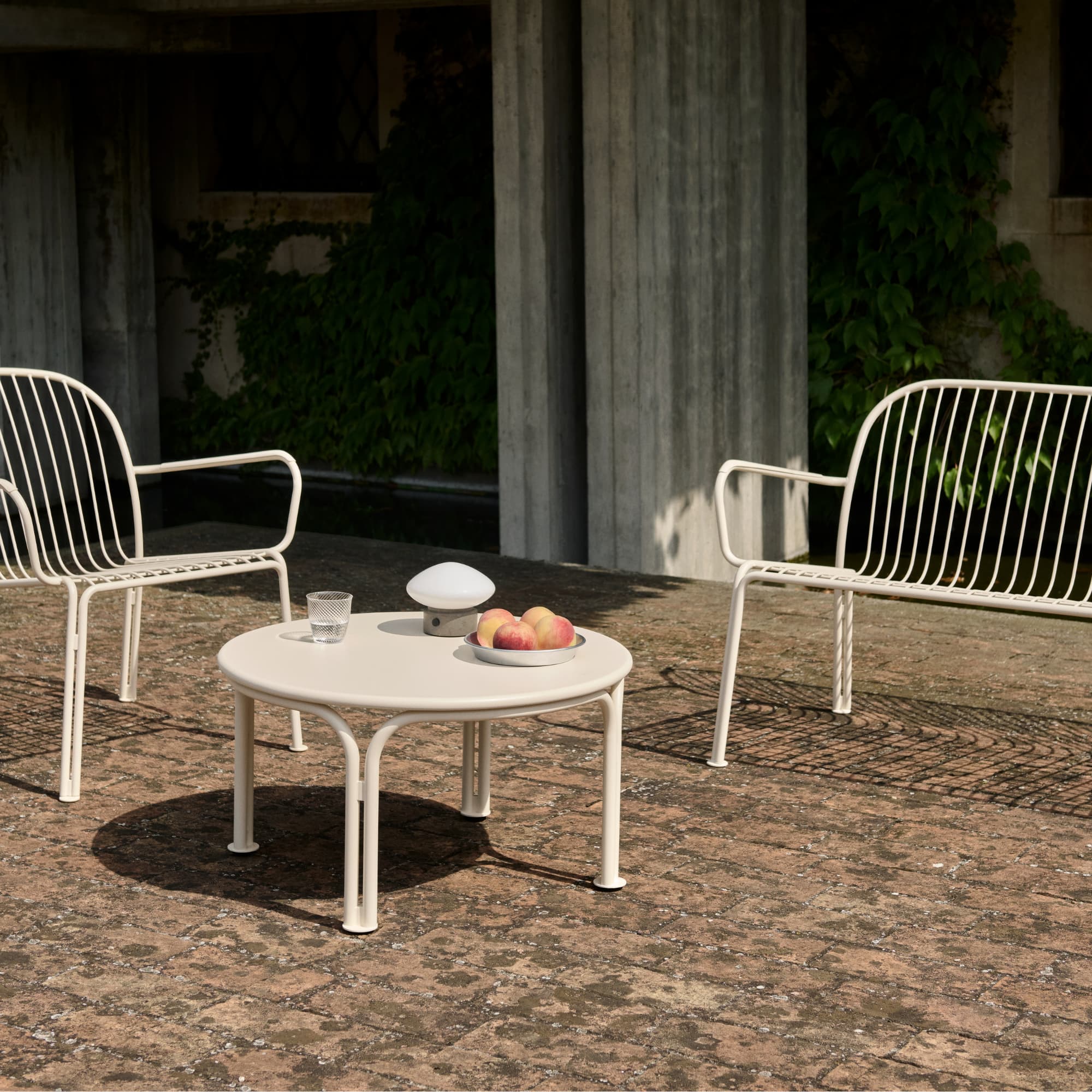 Utendørs Loungebord Thorvald SC108 Ø70cm