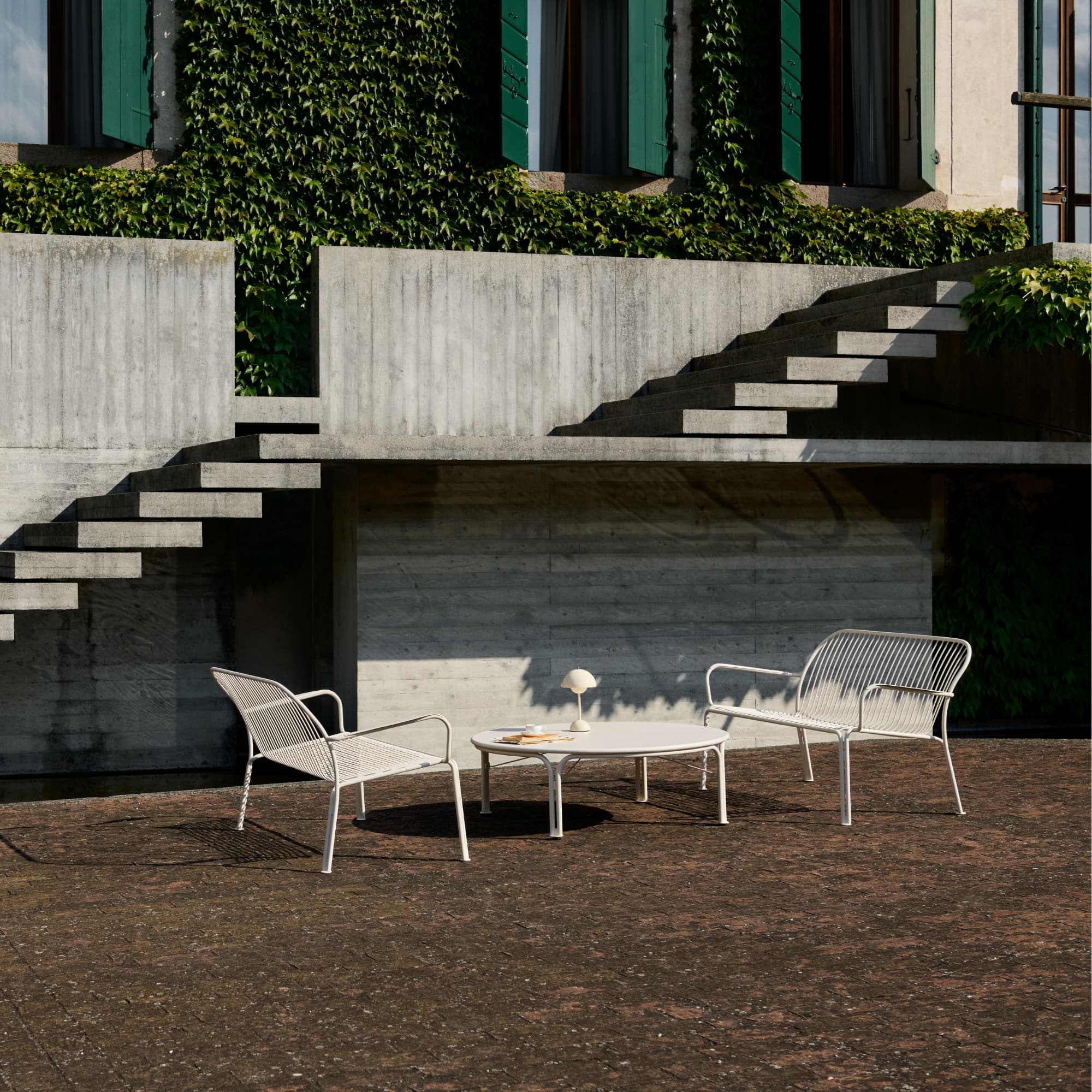 Utendørs Loungebord Thorvald SC109 Ø115cm