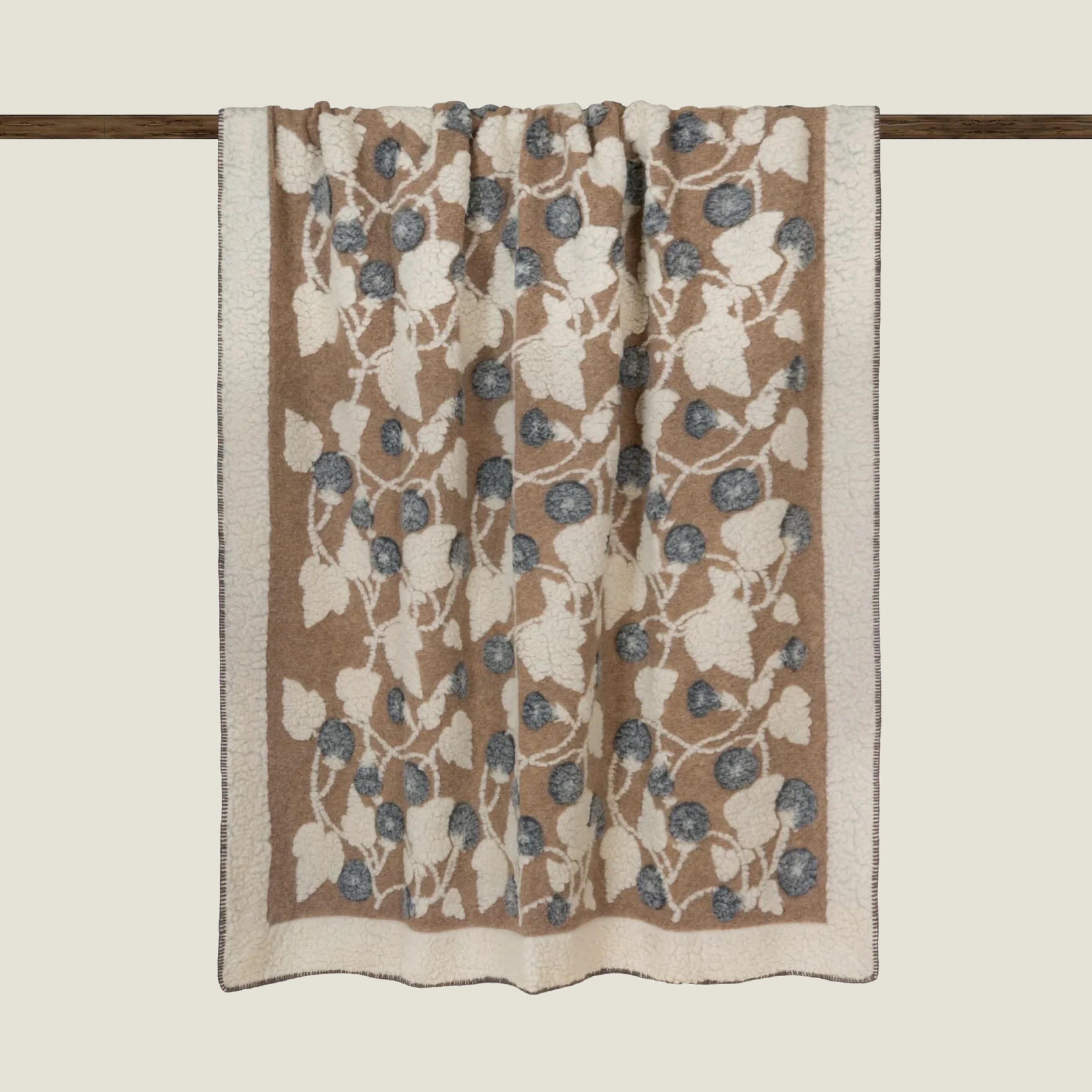 Ullpledd Melodia Grigio 150x190 cm