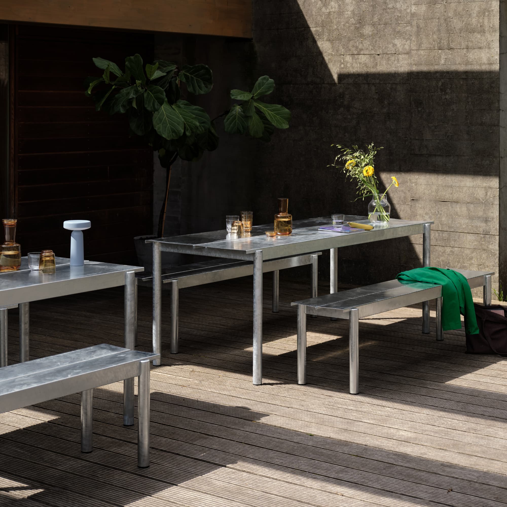 Utebord Linear 200x75