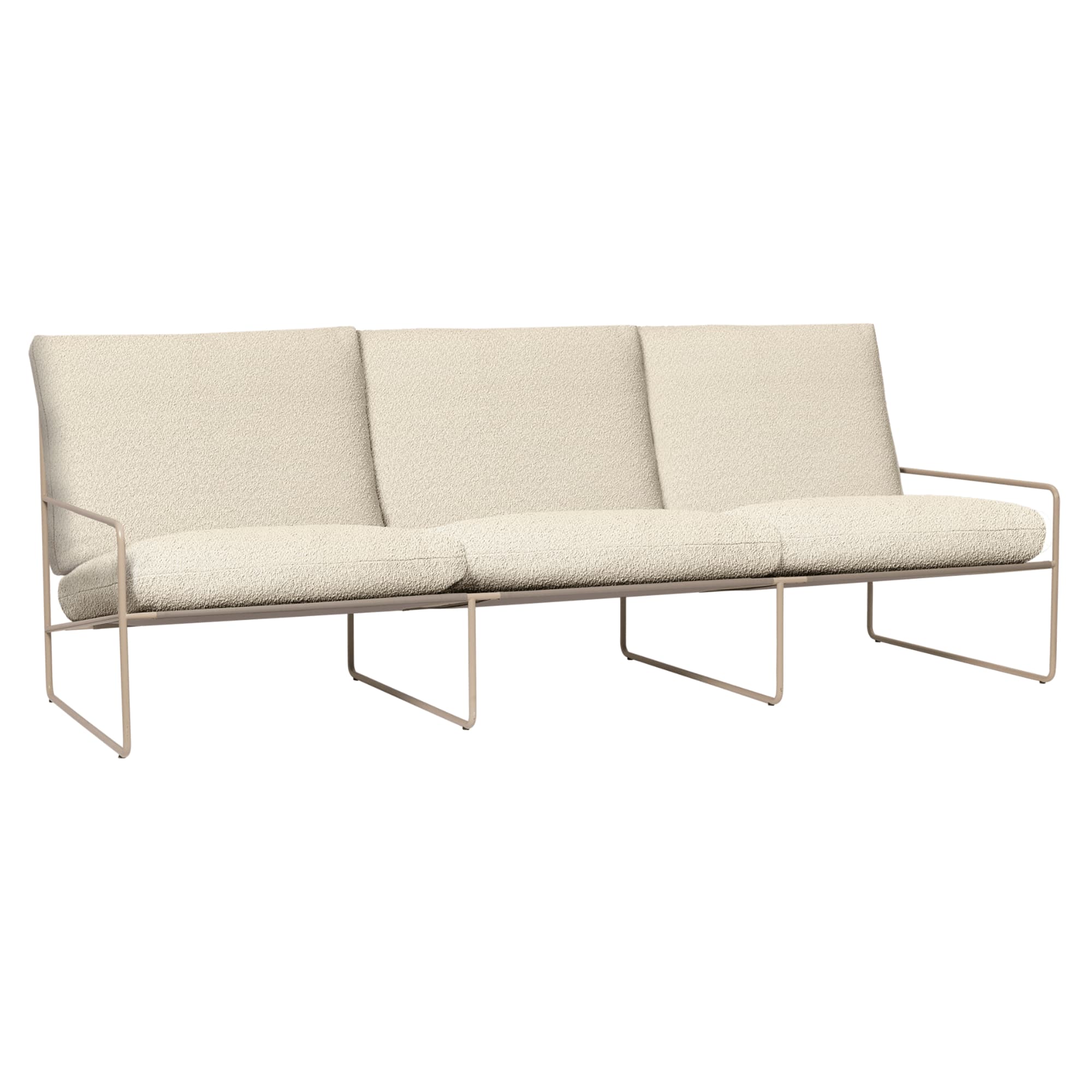 Utendørs 3-seter Desert - Pure Bouclé