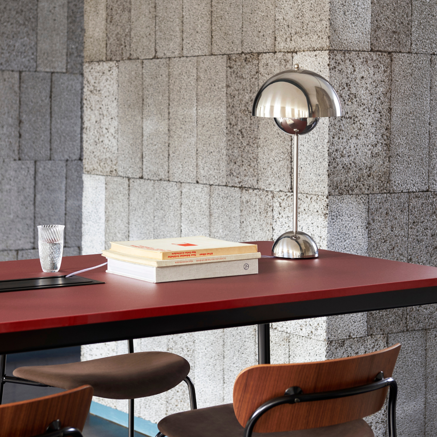 Flowerpot Bordlampe VP3 Chrome