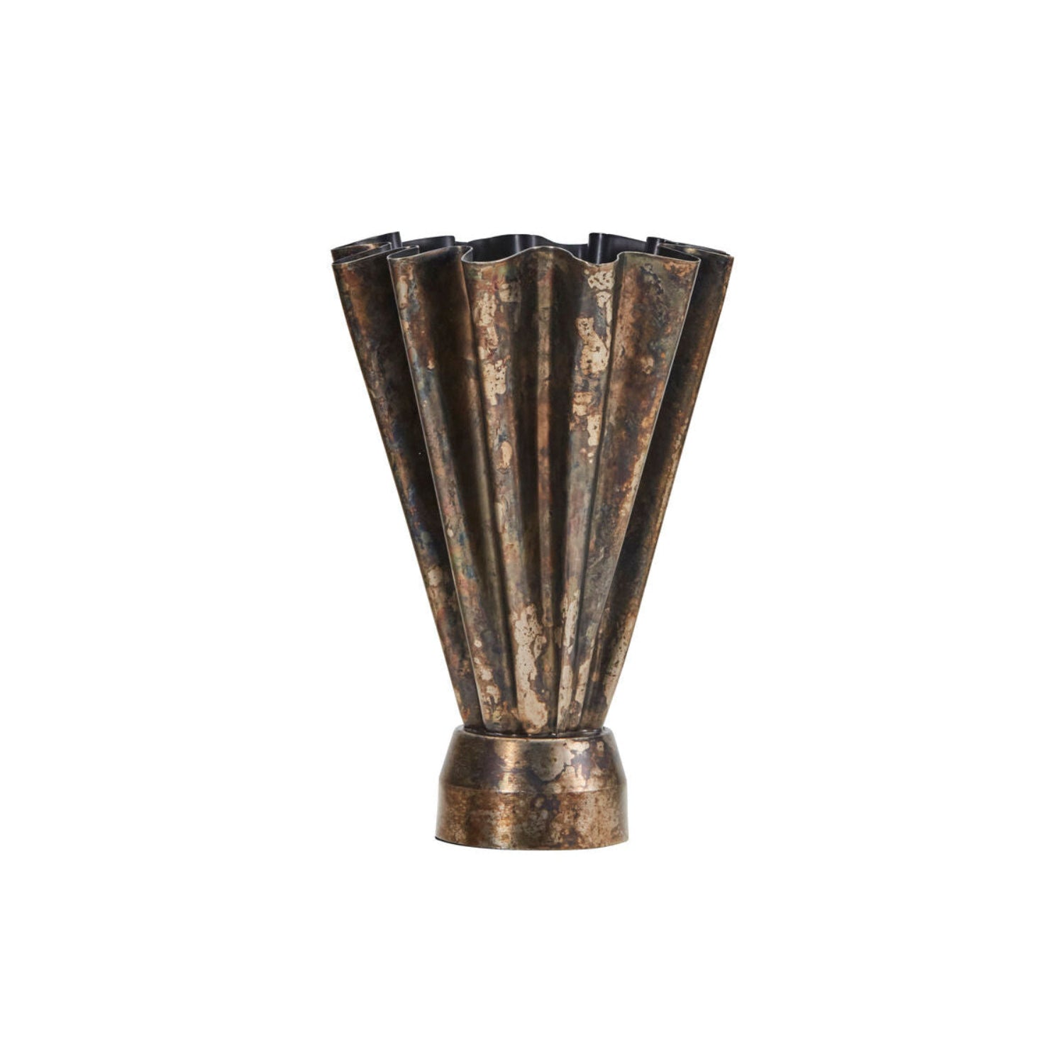 Vase Flood Antique Brown H33 cm – dekorativ jernvase | House Doctor
