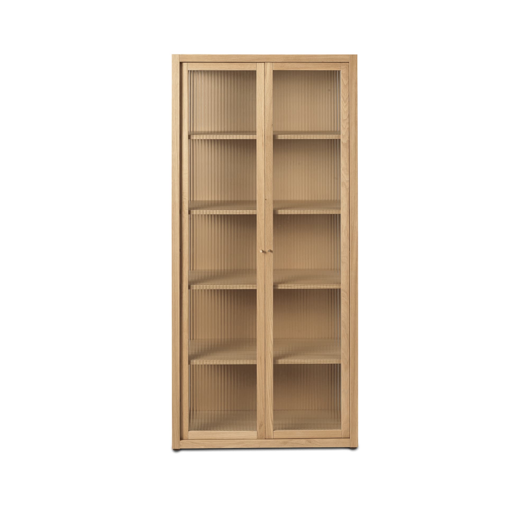 Vitrineskap Reed Natural Oak
