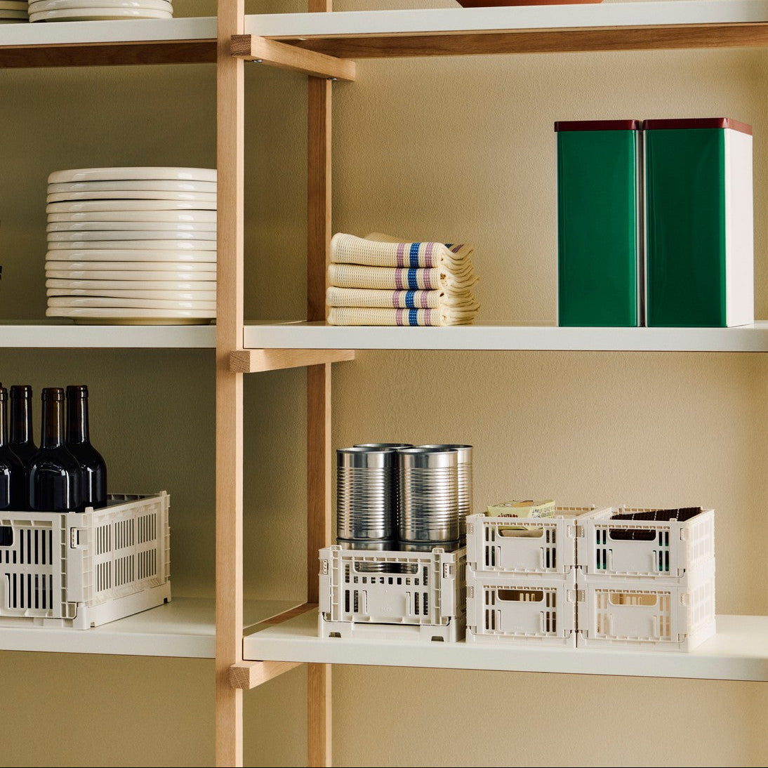 Colour Crate Boks mini sett 2 Lys Gul