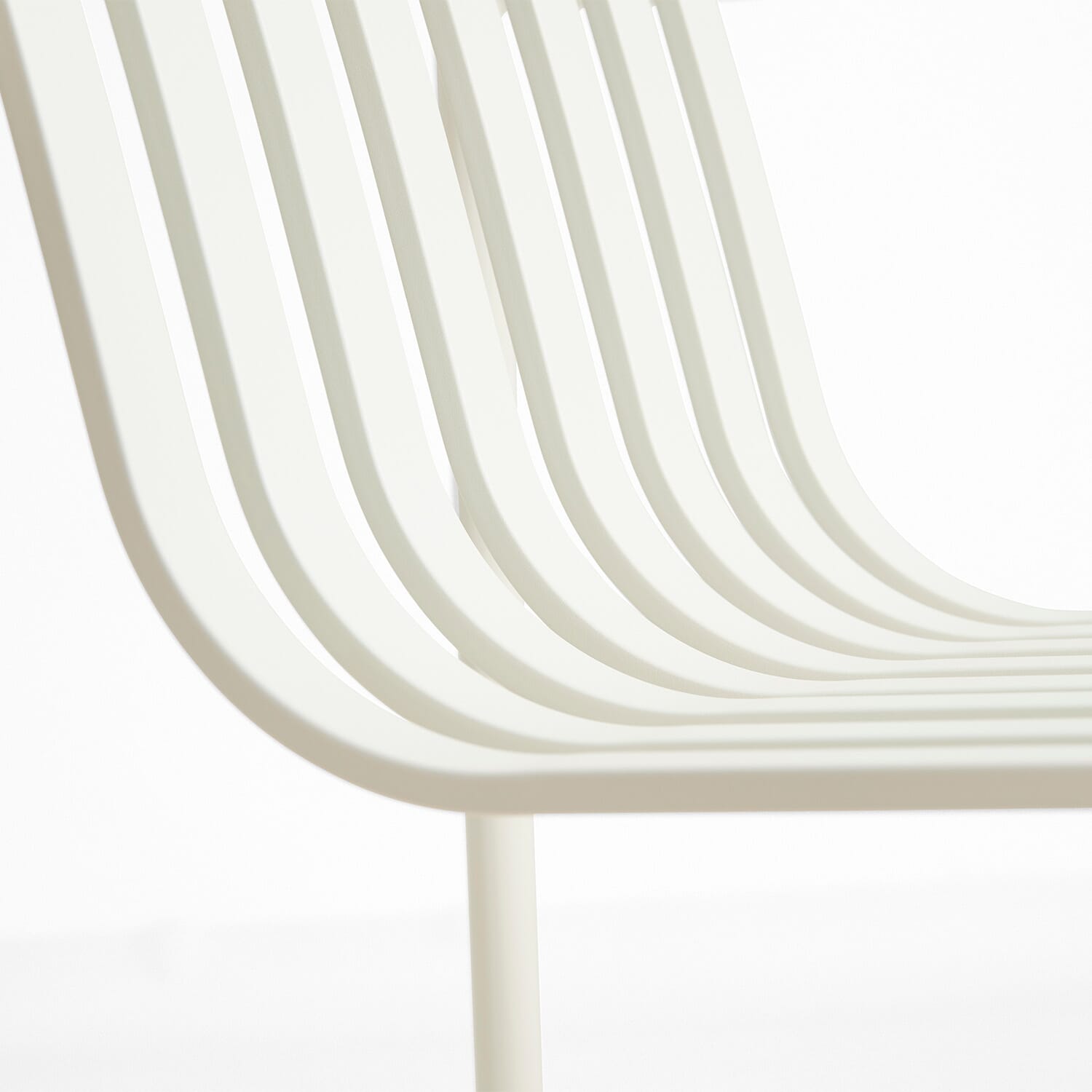 Palissade Dining Bench w. armrest Cream White - Bilde 7