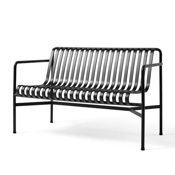 Palissade Dining Bench Antrasite - Hovedbilde