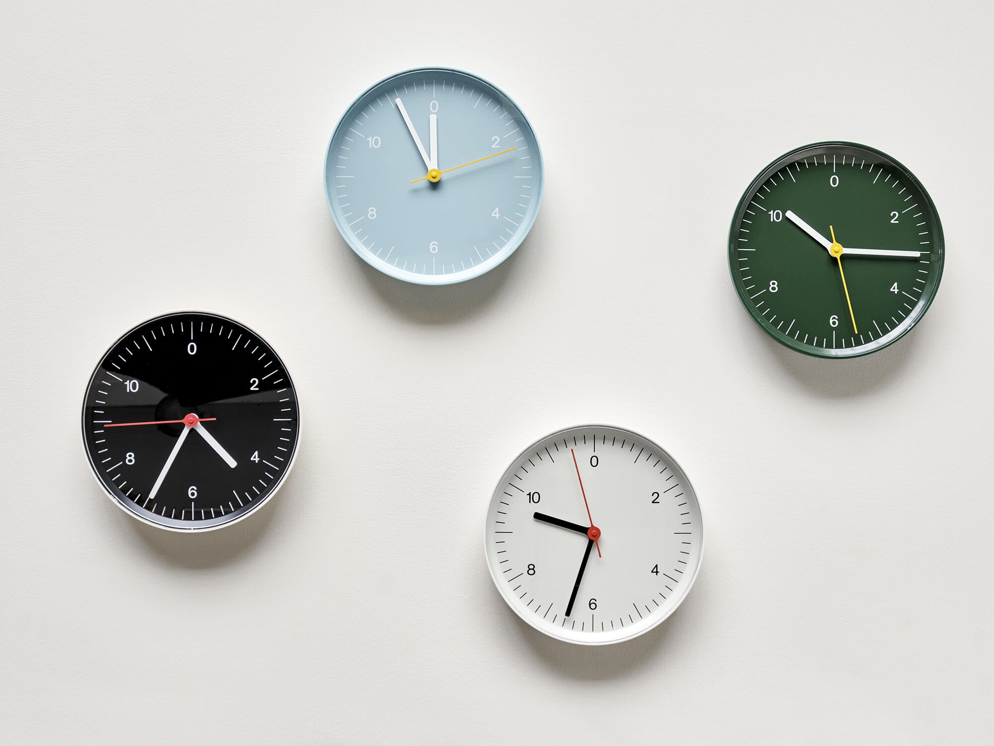 Wall Clock Black - Bilde 4