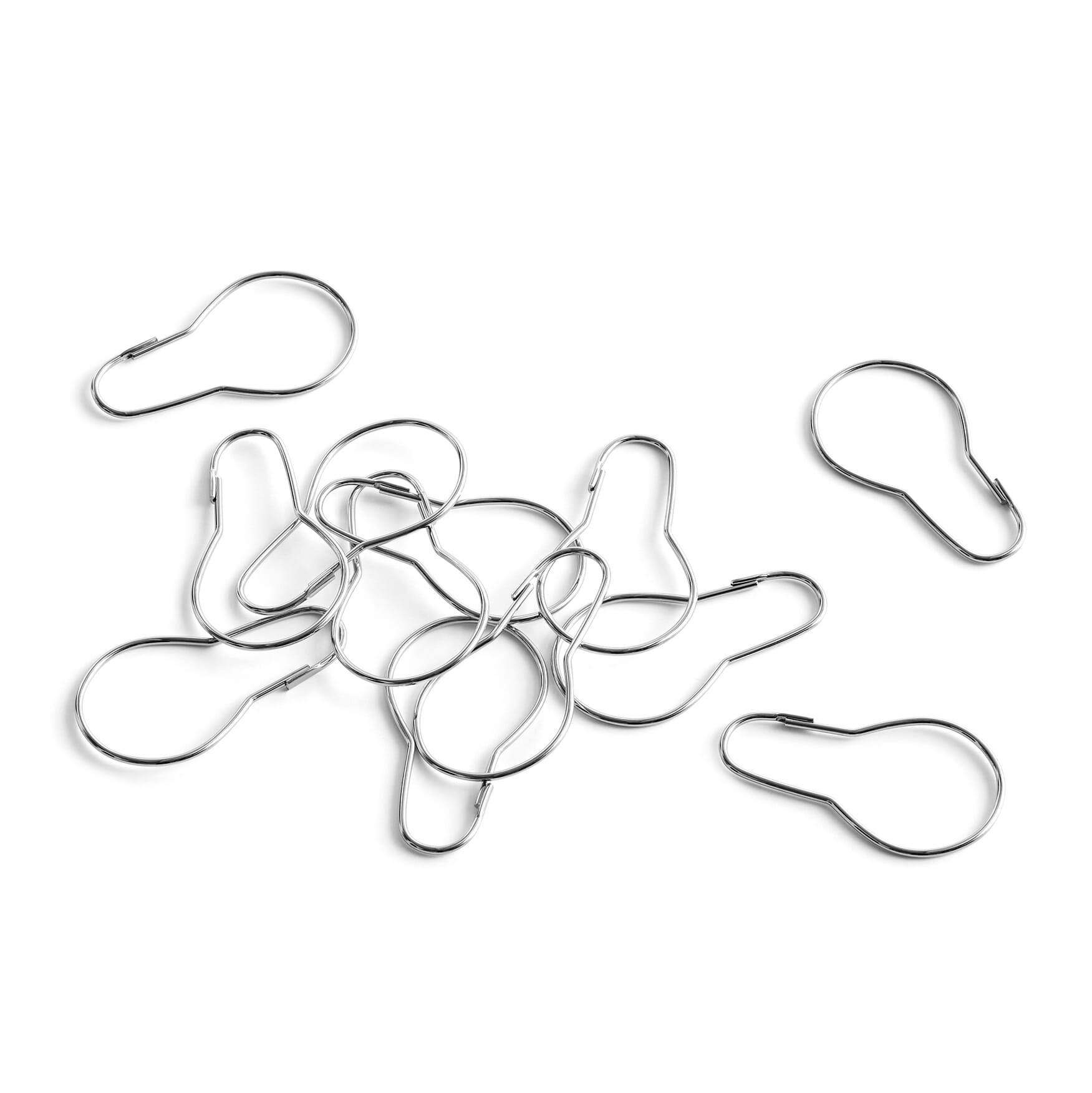 Dusjforhengringer 12 stk - Hovedbilde