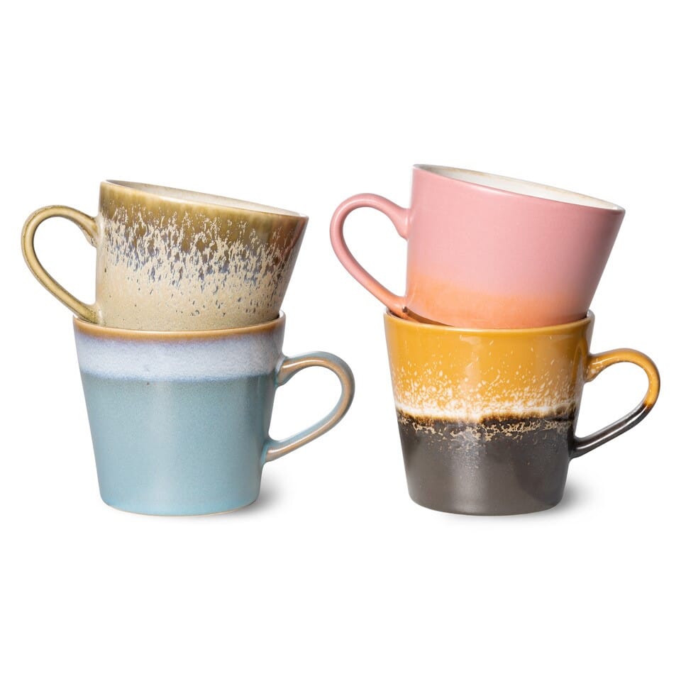 4 stk| Cappuccinokopper - Hovedbilde