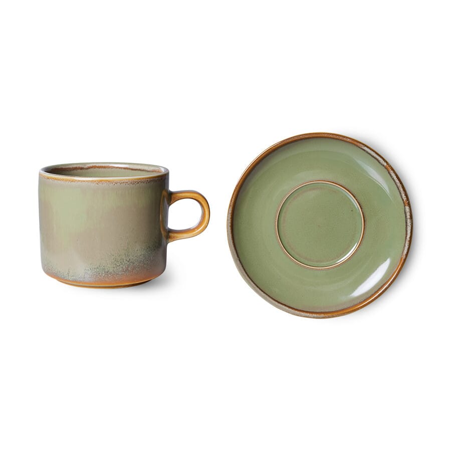 Kopp og fat CHEF Moss Green - Bilde 2