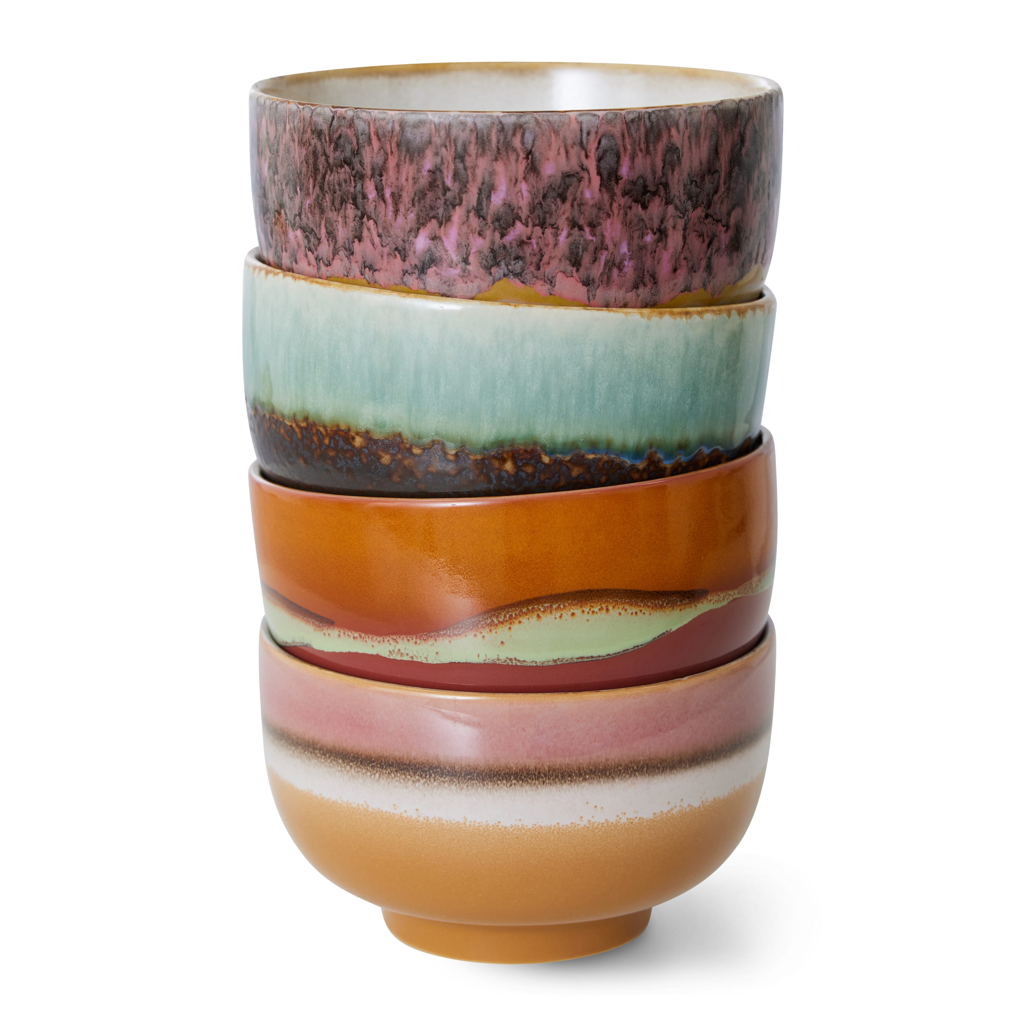 4 stk | Ceramic Skål Geyser - Hovedbilde