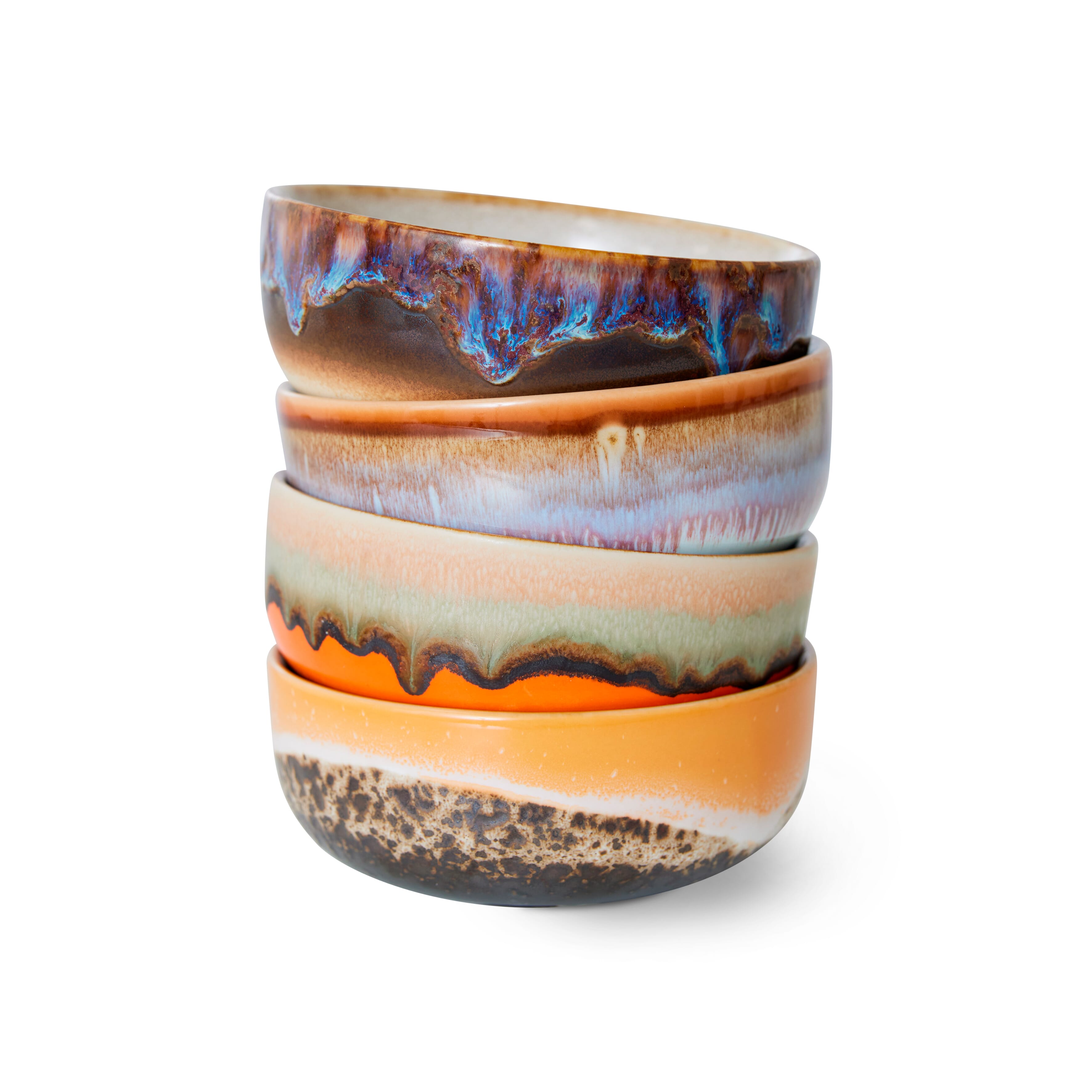 4 stk | Ceramic Skål Crystal - Hovedbilde
