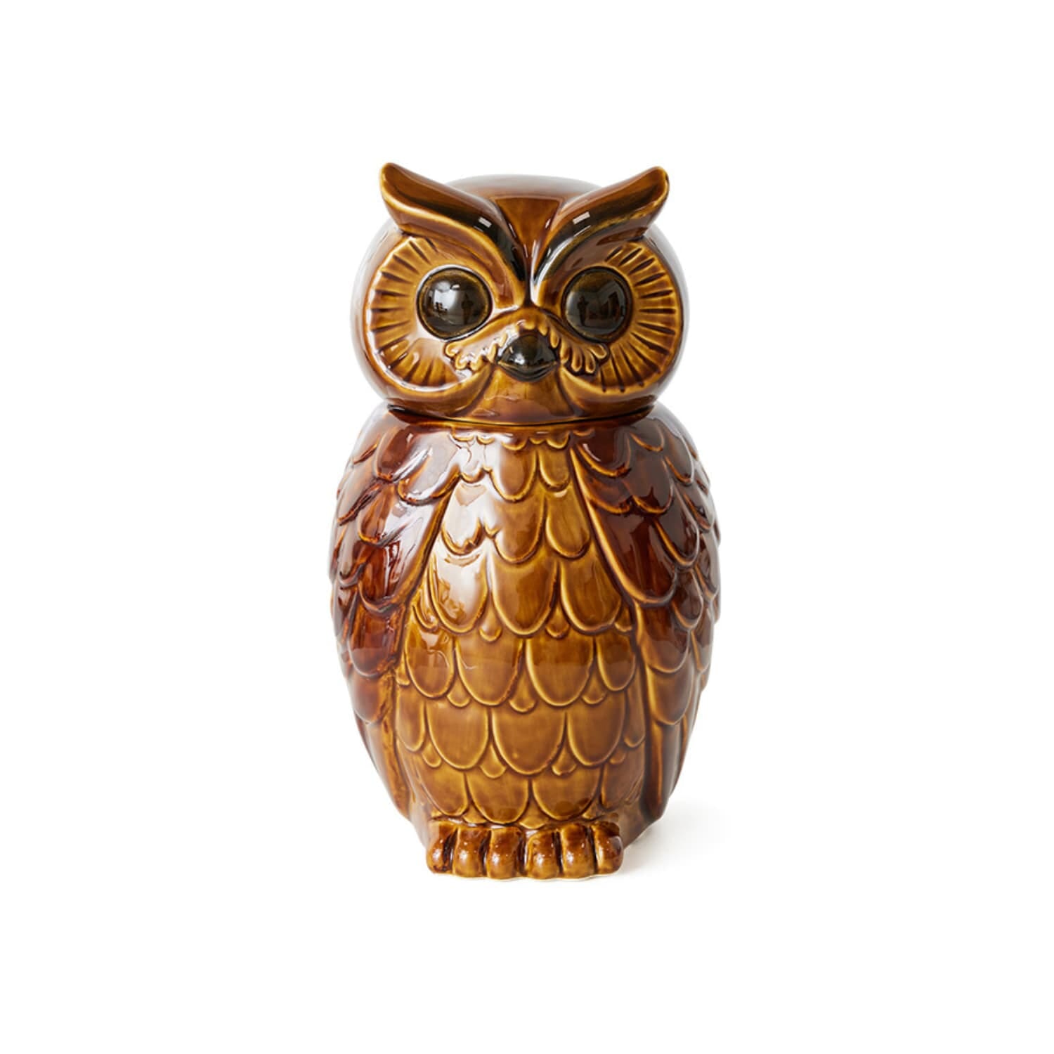 Ceramic owl jar roasted - Bilde 2