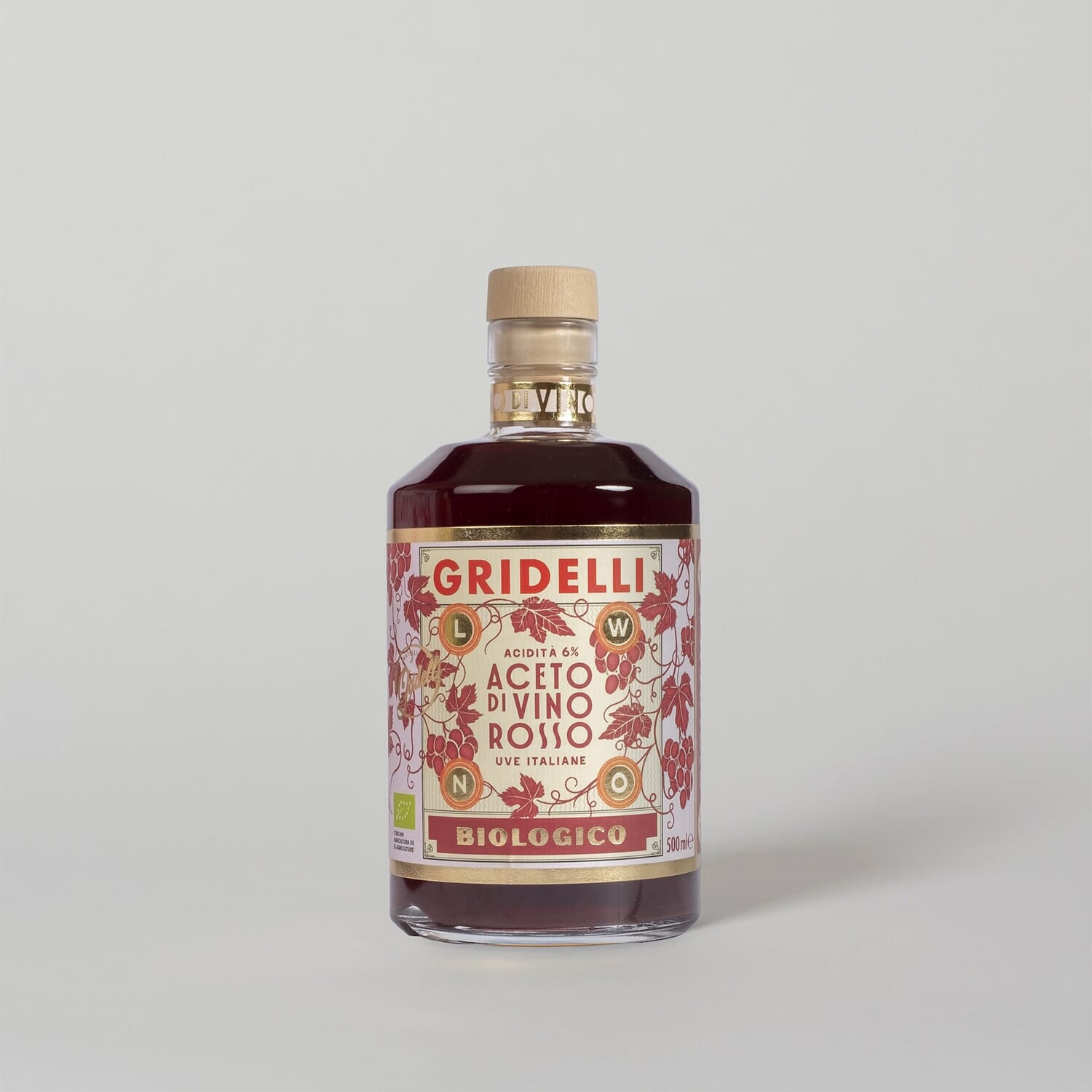 Rødvinsedikk Aceto di Vino Rosso 500ml - Hovedbilde
