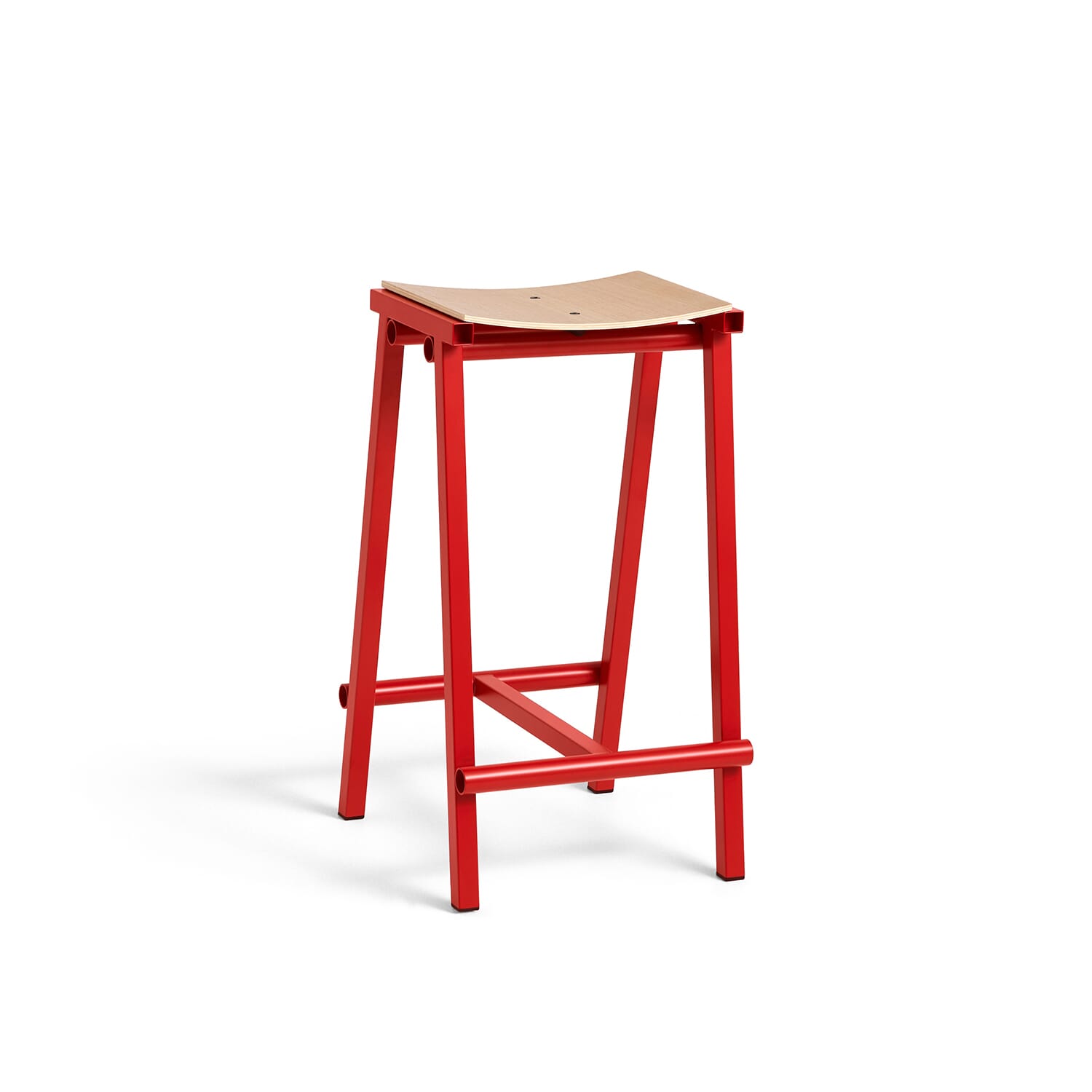 Barstol Taburet 8 Signal Red - Bilde 2
