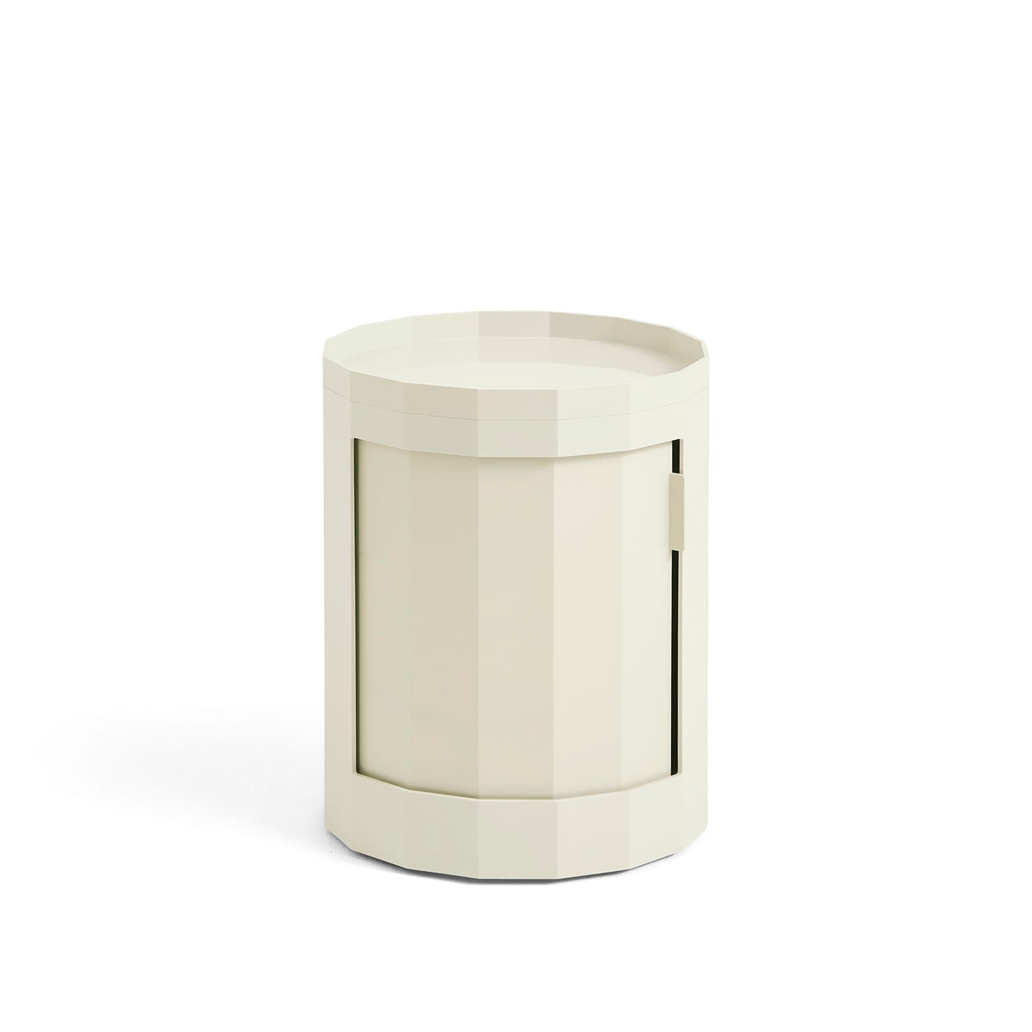 Sidebord Facet Low Eggshell H:49 - Hovedbilde