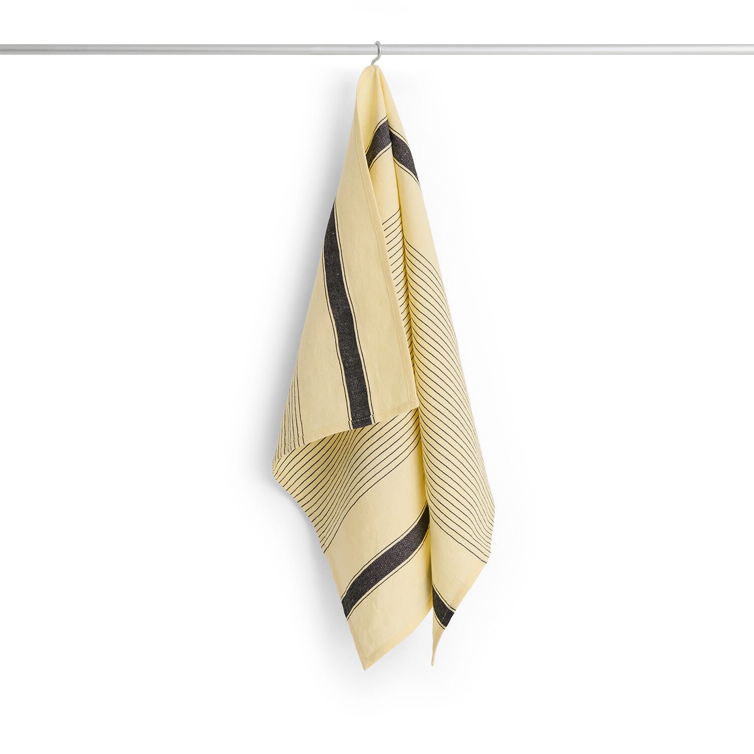 Kjøkkenhåndkle Linear Soft Yellow - Hovedbilde
