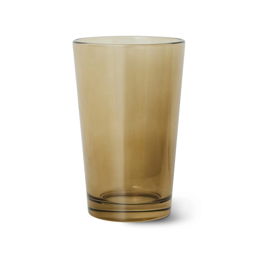 4 stk | 70's Te-glass Mud Brown