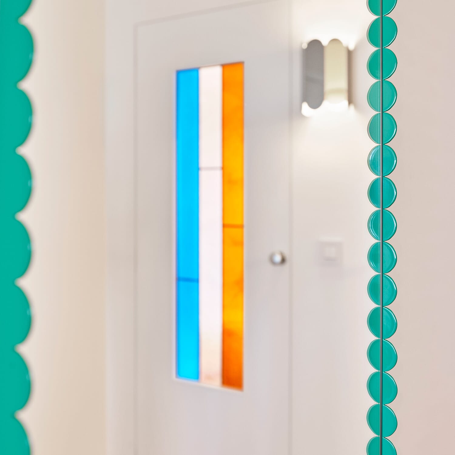 Speil Arcs Green 133,5x50 - Bilde 2