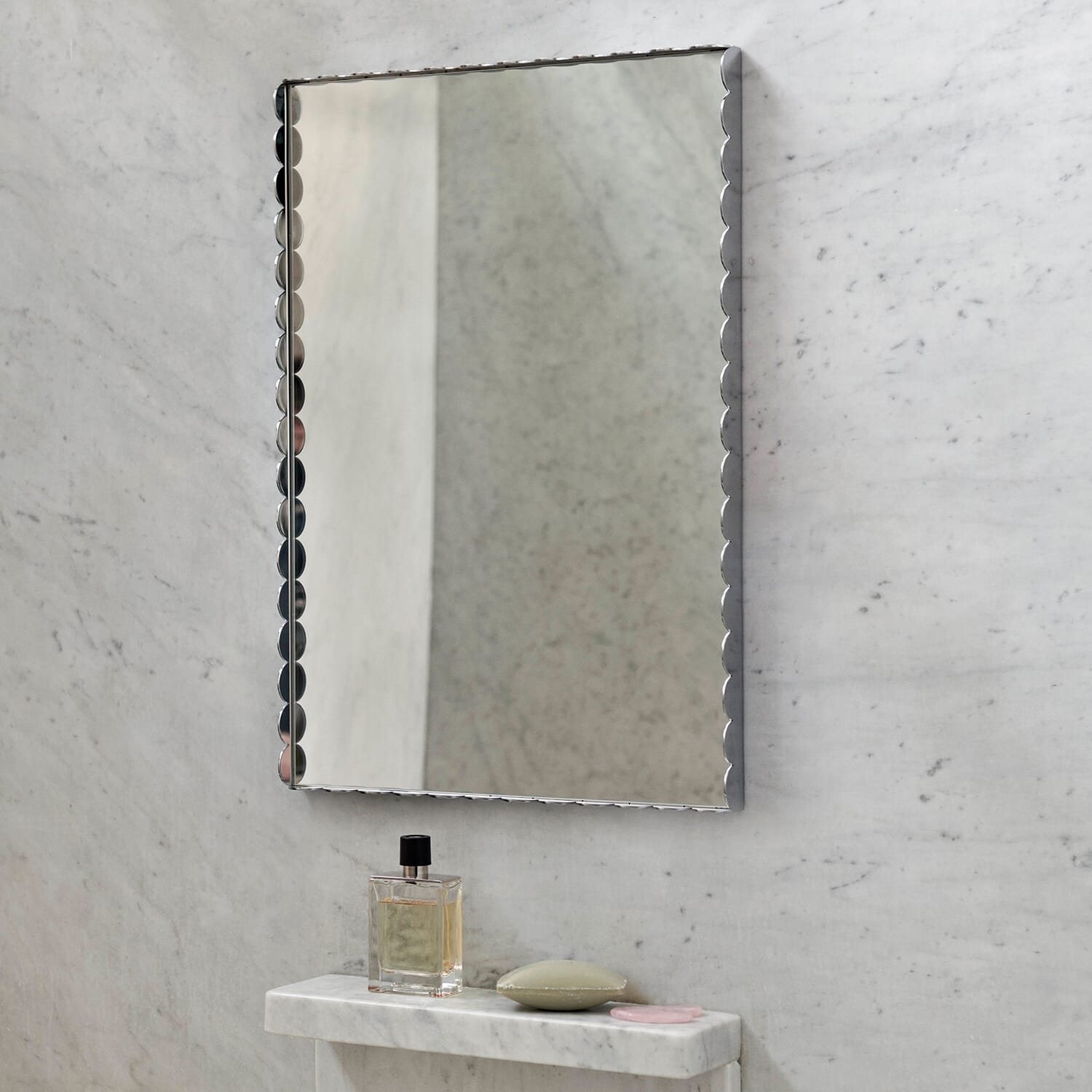 Speil Arcs chrom 61x43 - Hovedbilde