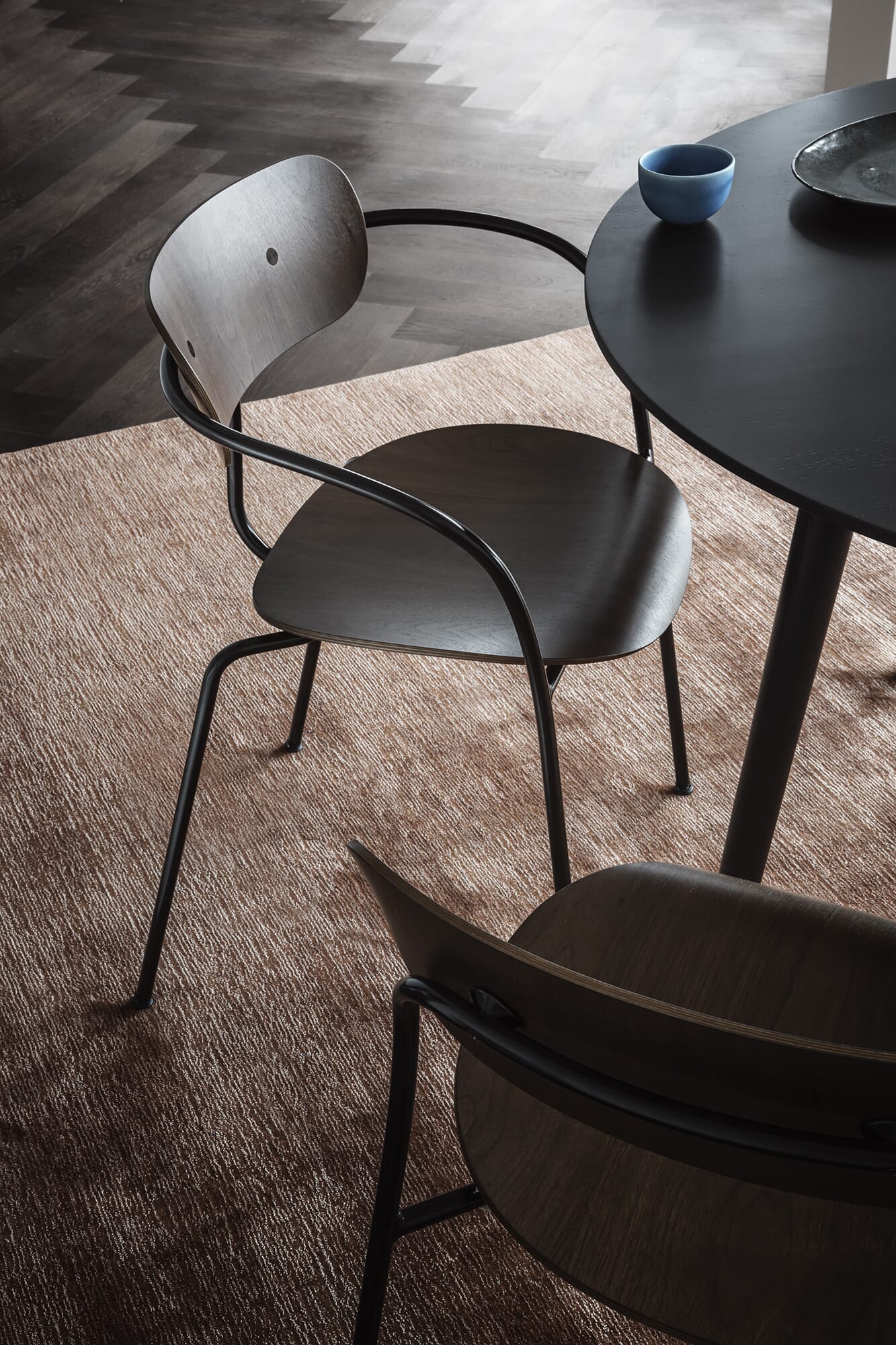 Pavilion Stol AV1 Valnøtt/Svart - Bilde 6