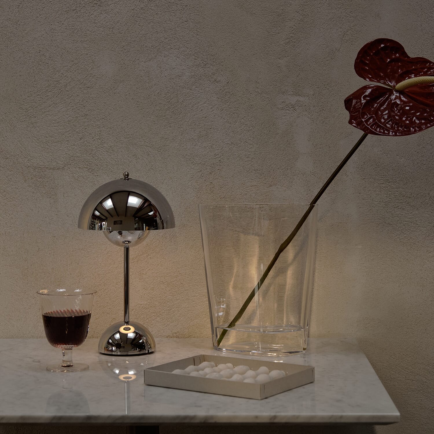 Flowerpot VP9 Oppladbar Lampe Chrome - Bilde 9