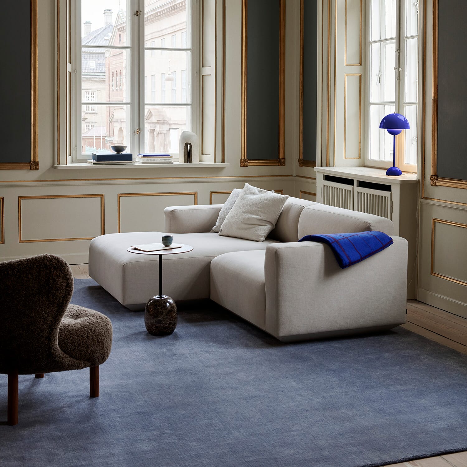 Gulvteppe Moor Grey Blue Thunder - Bilde 2